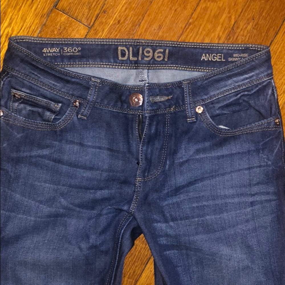 DL1961 angel mid rise skinny ankle size 26